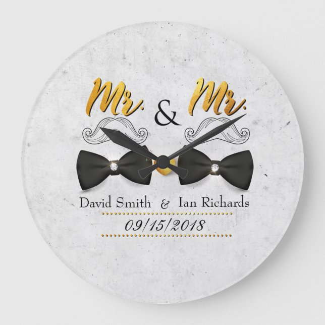 Mustache och böj för Mr och Mr. Stor Klocka (Framsida)