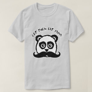 Mustache Panda låter dem äta Yams T Shirt