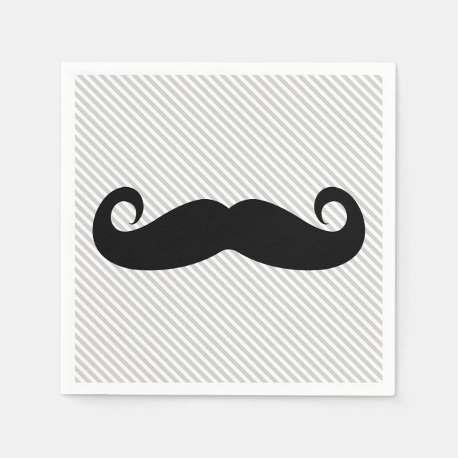 Mustache Pappersservett (Framsidan)