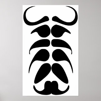Mustache Party Poster