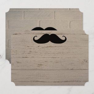 Mustache Party Shower Designer Destiny Destiny's Inbjudningar