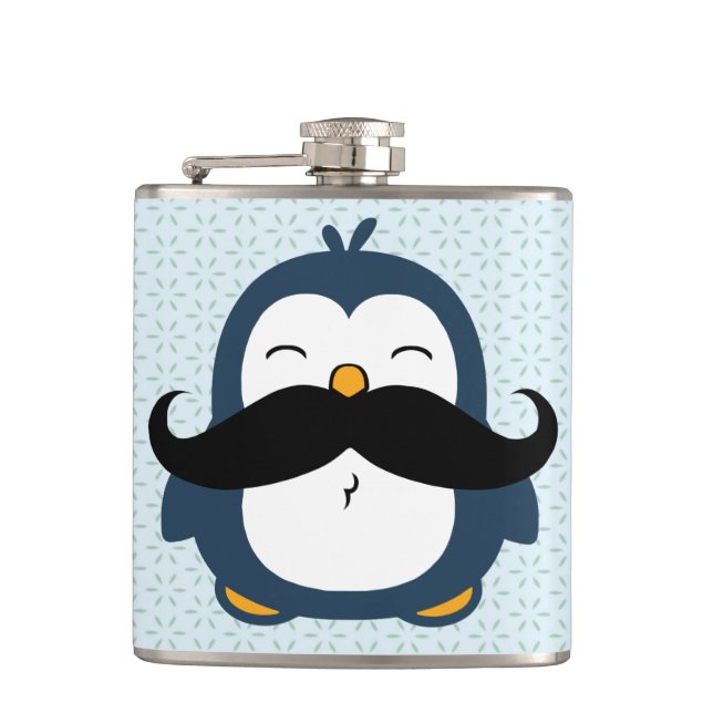 Mustache Penguin Fickplunta (Framsidan)