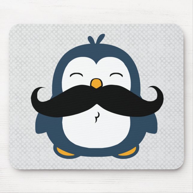 Mustache Penguin Musmatta (Framsidan)