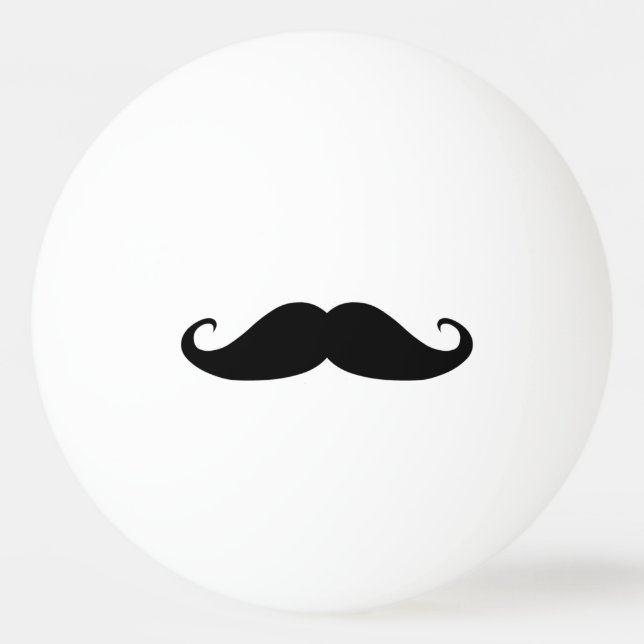 Mustache ping pong boll (Baksidan)