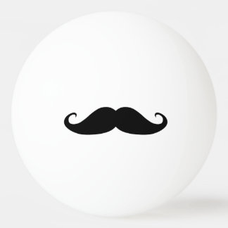 Mustache ping pong boll