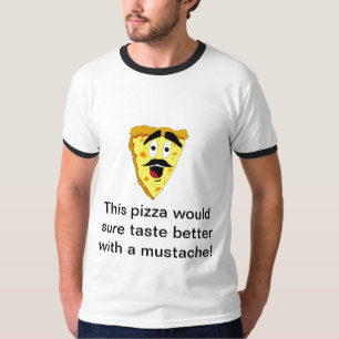 Mustache_Pizza_by_dance790 denna pizza skulle su Tröja