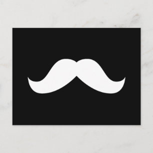 Mustache Postcard Vykort