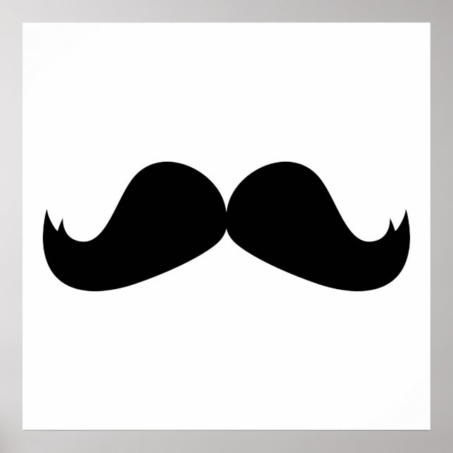 Mustache Poster (Framsidan)