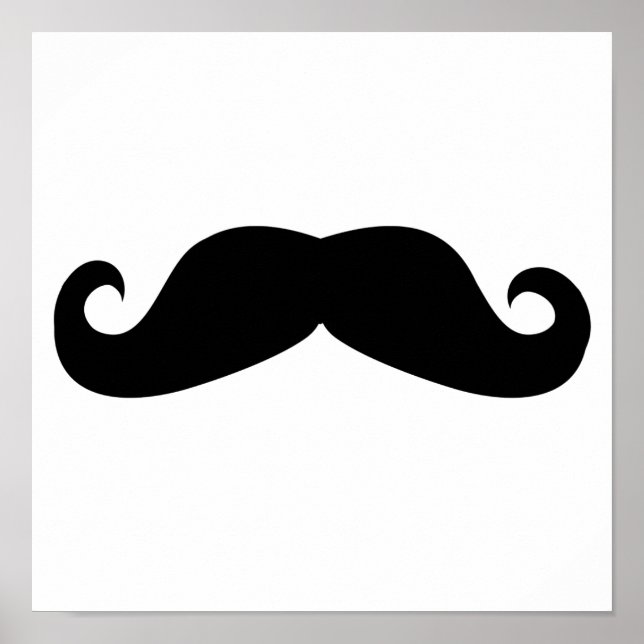Mustache Poster (Framsidan)