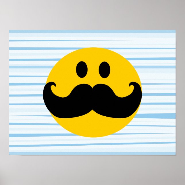 Mustache Poster (Framsidan)