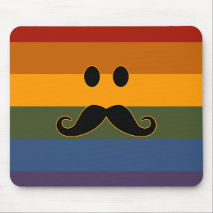 Mustache Pride anpassningsbar mousepad Musmatta