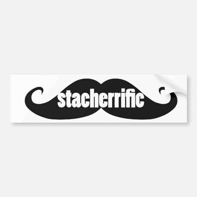 Mustache-Pride Bildekal (Framsidan)