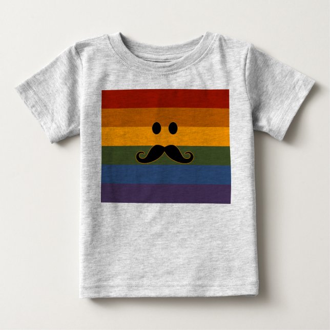 Mustache Pride shirts & jacka Tee (Framsida)