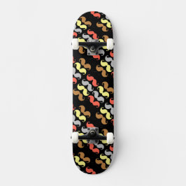 Mustache Rainbow Skateboard Bräda 20,5 Cm