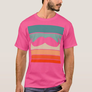 Mustache Retro Stil Vintage 20 T Shirt