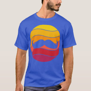 Mustache Retro Stil Vintage 9 T Shirt