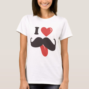 Mustache-samling T Shirt