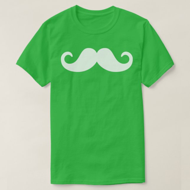 Mustache-skägg T Shirt (Design framsida)