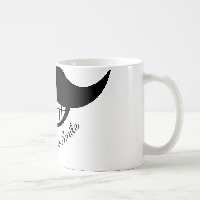 Mustache Smile Kaffemugg (Höger)