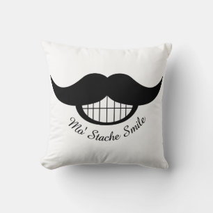 Mustache Smile Kudde