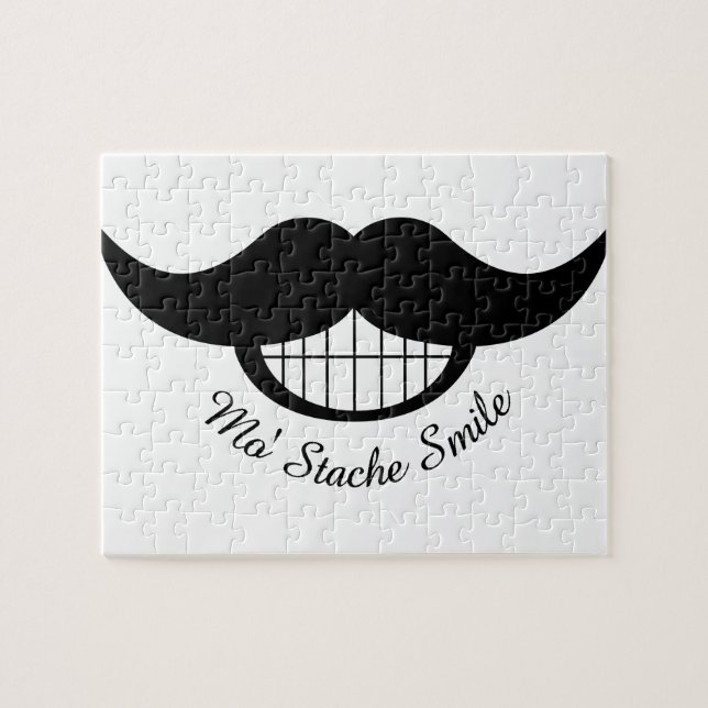 Mustache Smile Pussel (Horisontell)