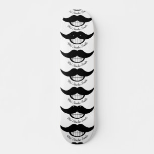 Mustache Smiles Old School Skateboard Bräda 21,6 Cm