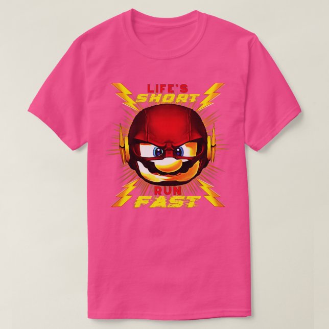 Mustache Speedster T Shirt (Design framsida)