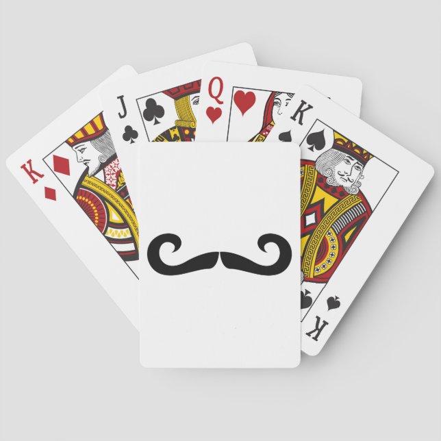 Mustache-spelkort Kortlek (Baksidan)