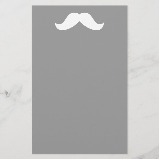 Mustache Stationery Brevpapper (Framsida)