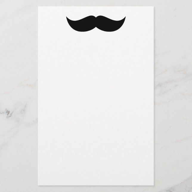 Mustache Stationery Brevpapper (Framsida)
