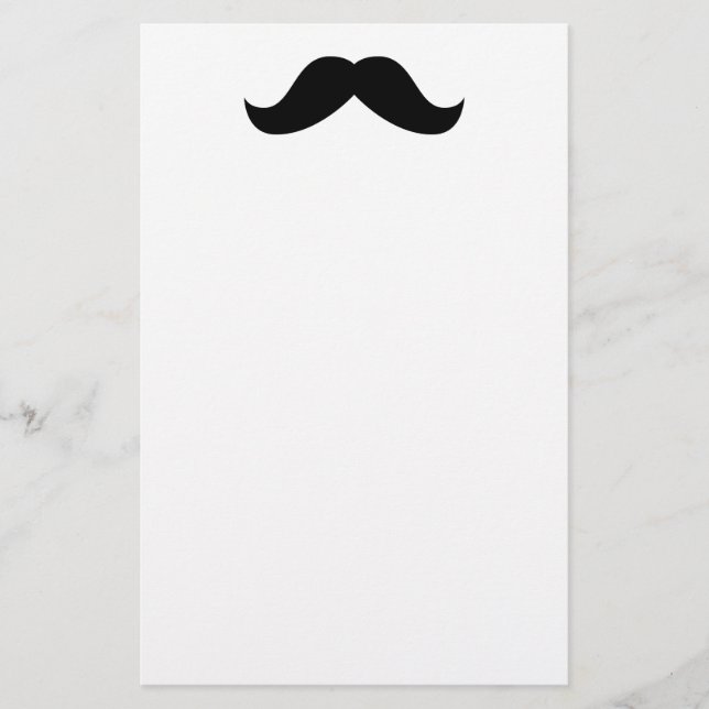 Mustache Stationery Brevpapper (Framsida)