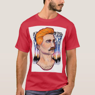 Mustache Sunrise T Shirt