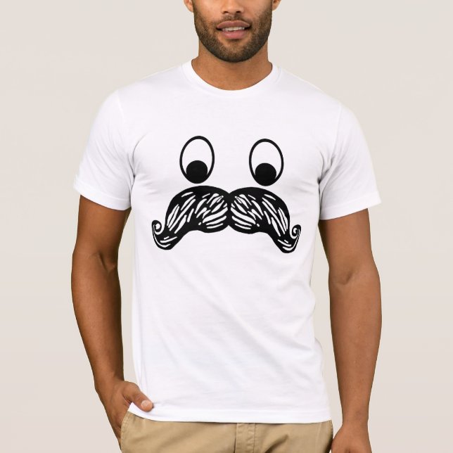 Mustache T-Shirt (Framsida)