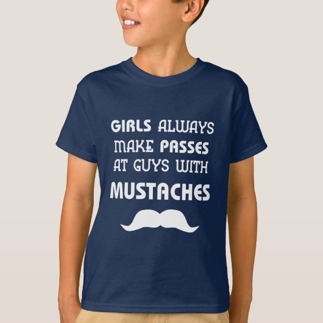 Mustache T-Shirt (Framsida)