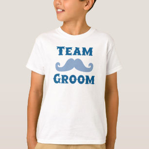 Mustache Team Groom T-shirt