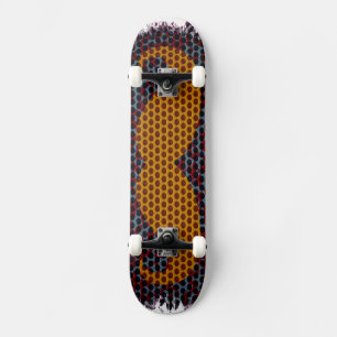 Mustache-Vintage Skateboard Bräda 19,5 Cm