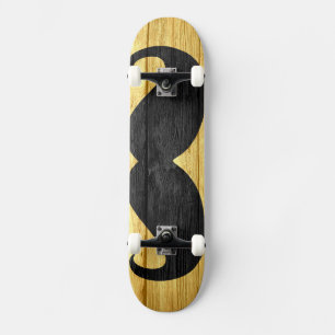 Mustache Vintage Wood #10 Skateboard Bräda 20,5 Cm