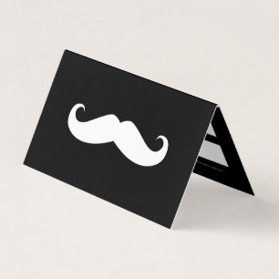 Mustache Visitkort