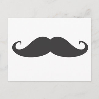 Mustache Vykort