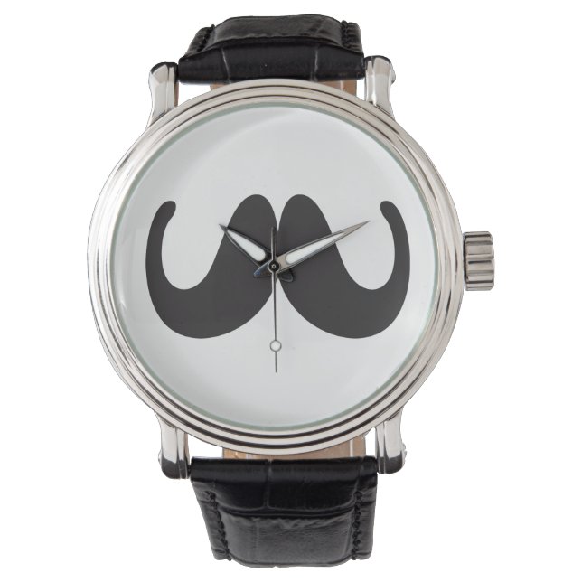 Mustache Watch Armbandsur (Framsida)