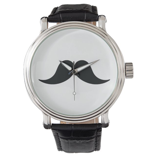 Mustache Watch Armbandsur (Framsida)