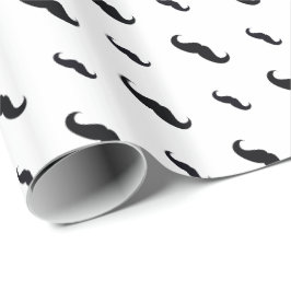 Mustache Wrapping Papper Presentpapper