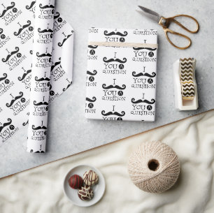 Mustache you A query Humor Fars dag Presentpapper