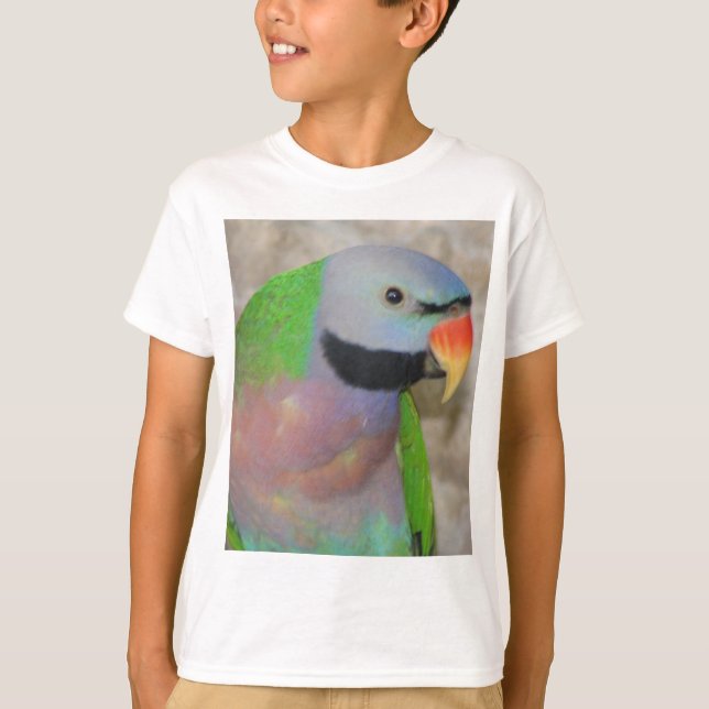 Mustached Parakeet T-shirt (Framsida)