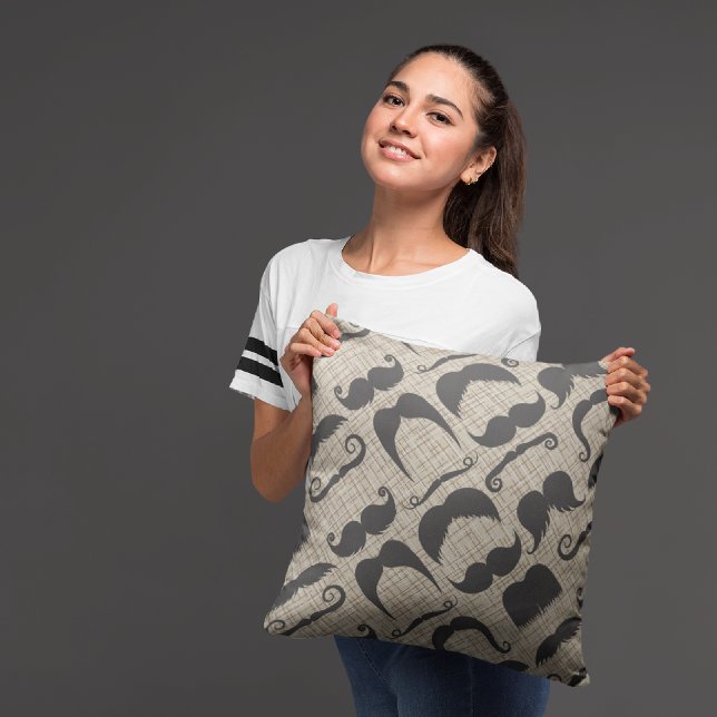 Mustacher Decorative Dekorativ kudde (Skapare uppladdad)