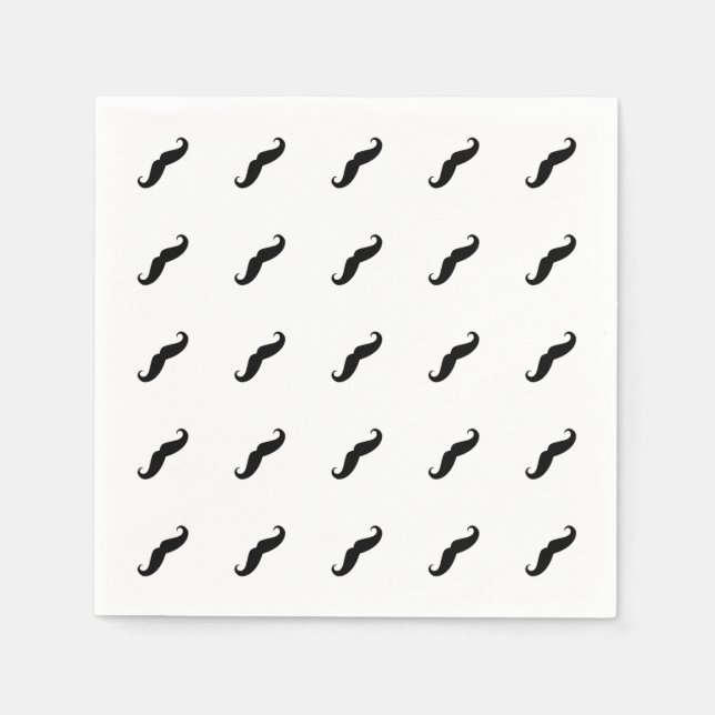 Mustacher Pappersservett (Framsidan)