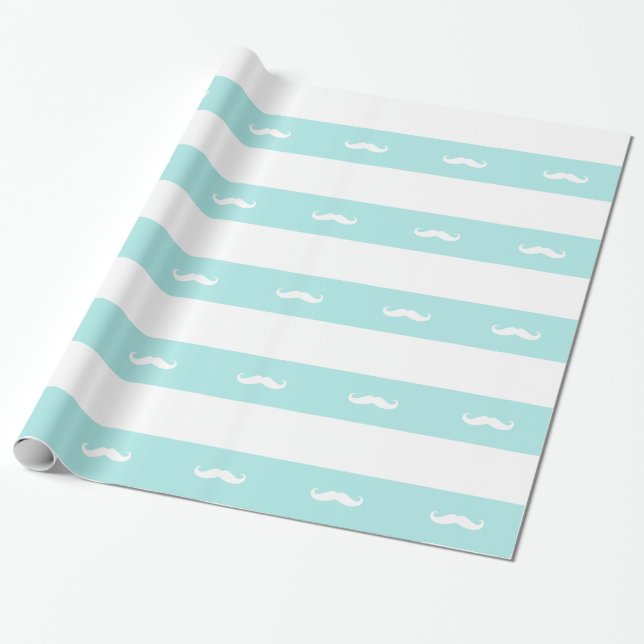 Mustacher Presentpapper (Utrullad)