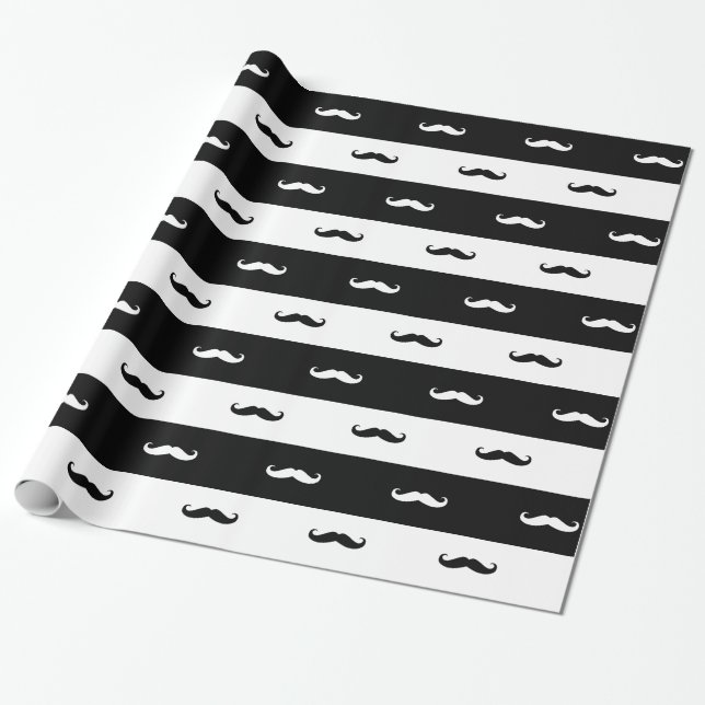 Mustacher Presentpapper (Utrullad)