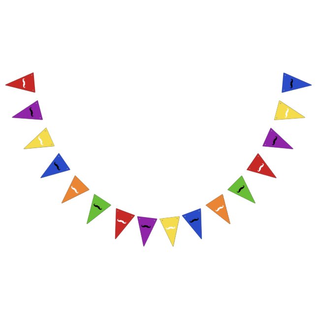 Mustacher Vimplar (Alla)