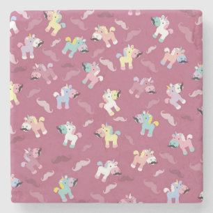 Mustachio Unicornio Stenunderlägg